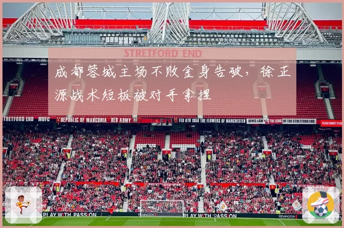 成都蓉城主场不败金身告破,徐正源战术短板被对手拿捏